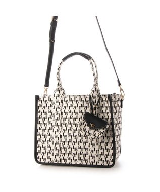 LA BAGAGERIE コットンクラシック2WAYトート Mサイズ ブラック