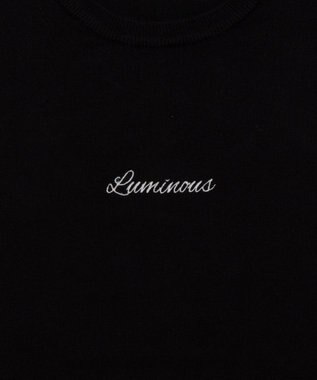 WEGO アクセ付きワンポイントニットプルオーバー（LS） ブラック