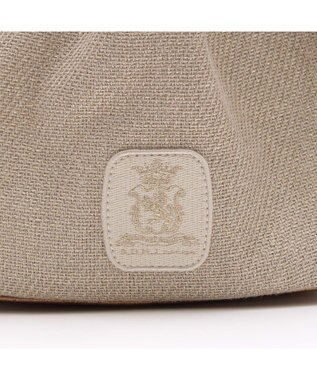 A.D.M.J. 【ファブリック】リネンラメクロス/前金具付トート32cm(Dカン＋)リネンラメクロス/前金具付トート40cm(Dカン＋) GOLD