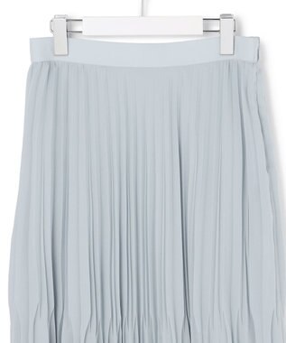 ICB L 【先行予約】ライトジョーゼットプリーツ スカート ライトデニム