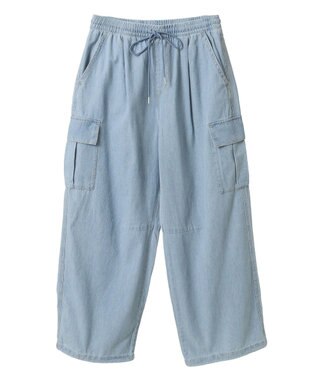 Green Parks ライトデニムカーゴパンツ Black