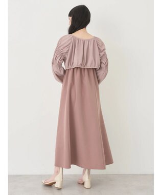 earth music&ecology ＳＥＴ２点ボレロ＋キャミワンピース Dark Pink