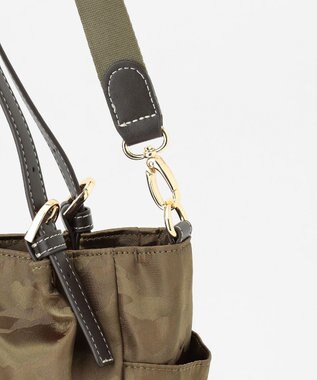 LA BAGAGERIE シャドージャカード 2WAYミニトートバッグ カーキ