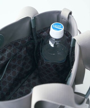 MIYABIYA LAQUOH【撥水加工】ミニマルナイロン 2WAYトート(S) グレー