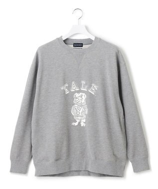 J.PRESS YORK STREET 【UNISEX】YALEブルドック裏毛スウェット ライトグレー系
