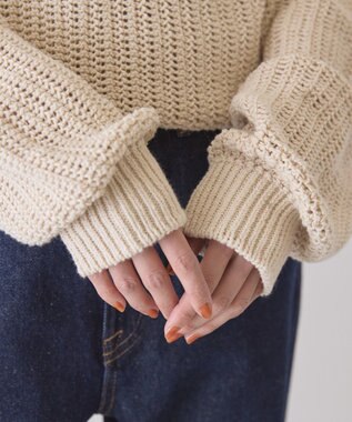 AMERICAN HOLIC ルーズニットプルオーバー Ivory