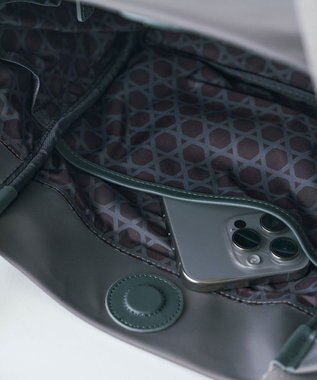 MIYABIYA LAQUOH【撥水加工】ミニマルナイロン 2WAYトート(S) グレー