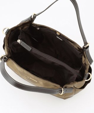 LA BAGAGERIE シャドージャカード 2WAYミニトートバッグ カーキ