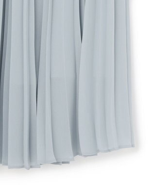 ICB L 【先行予約】ライトジョーゼットプリーツ スカート ライトデニム