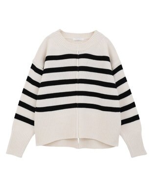 Green Parks こなれ主役ニットプルオーバー Border