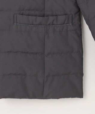 自由区 【カタログ掲載】ライトダウンリバーシブルノーカラー ジャケット スレート