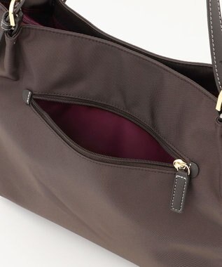 LA BAGAGERIE ポリエステルキャンバス　A4トート チョコ