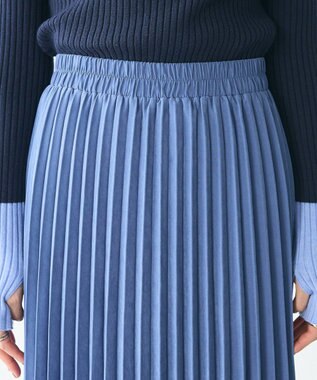 CRAFT STANDARD BOUTIQUE アコーディオンプリーツスカート Blue