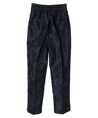 Green Parks Ｂ．ジャガードタックパンツ Black