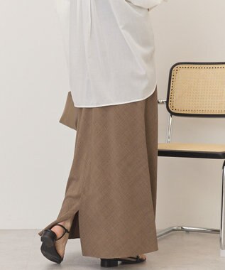 AMERICAN HOLIC リネンライクマーメイドスカート Brown