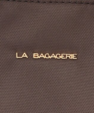 LA BAGAGERIE ポリエステルキャンバス　A4トート チョコ