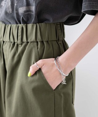 WEGO イージーワイドカーゴパンツ カーキ