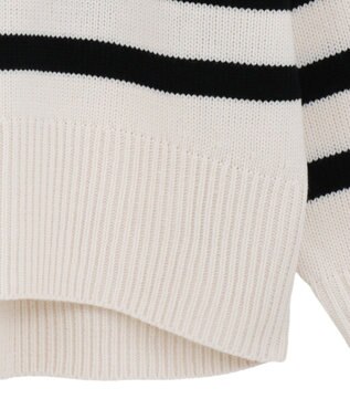 Green Parks こなれ主役ニットプルオーバー Border