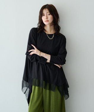 YECCA VECCA 裾アシメデザインプルオーバー②