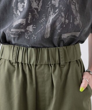 WEGO イージーワイドカーゴパンツ カーキ