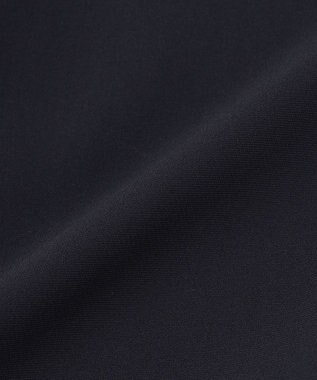 23区 【セットアップ対応/洗える】トリアセダブルジョーゼット 襟付き ワンピース ネイビー系