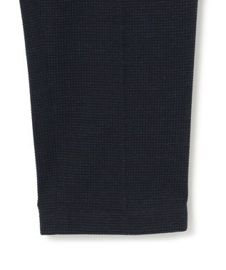 JOSEPH HOMME 新素材【通気性/ストレッチ】グリットタックジャージー / ドロスト付きテーパードパンツ PEGG CONVERTIBLE ネイビー系