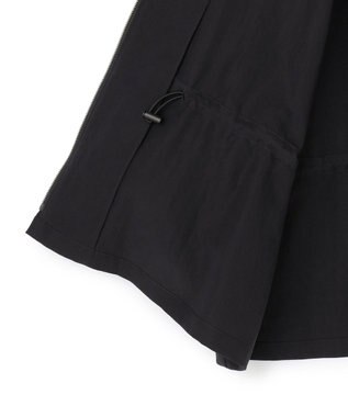 UNFILO ドロスト フーディブルゾン ブラック