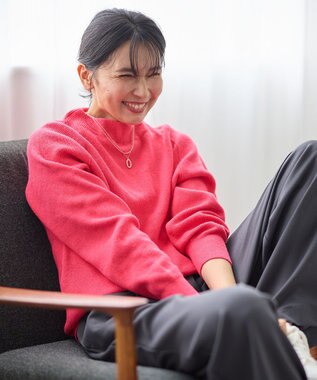 ANY 【8色展開】アゼボトルニットプルオーバー ピンク