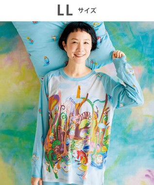 tsumori chisato SLEEP ツモリチサト パジャマ 綿100%(本体) スムース素材 長袖 長ズボン レディース UDX590 /ワコール