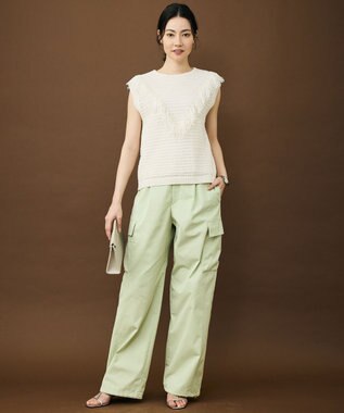 自由区 L 【17号サイズまで展開】ハイカウントカーゴ パンツ ピスタチオ