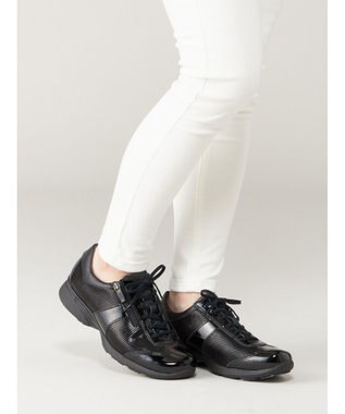 ASICS WALKING ペダラウォーキングシューズ 2E ヒール高3.0cm ブラック系