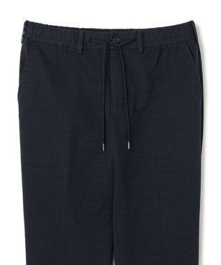 JOSEPH HOMME 新素材【通気性/ストレッチ】グリットタックジャージー / ドロスト付きテーパードパンツ PEGG CONVERTIBLE ネイビー系