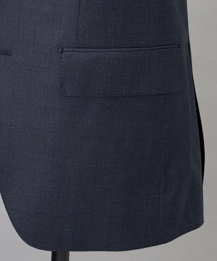 GOTAIRIKU 【Loro Piana Fabric】365 通年スーツ(ネイビー×格子) ネイビー系4