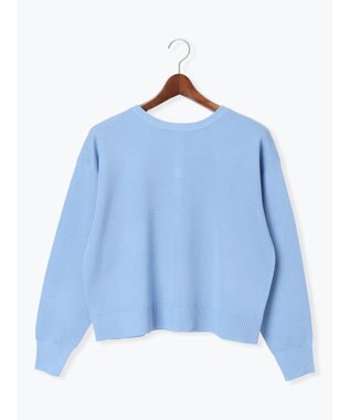 Te chichi 前後2WAYスウェットライクニット ブルー