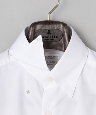 GOTAIRIKU 【形態安定】PREMIUMPLEATS_スナップダウン 通年ドレスシャツ(26年モデル) ホワイト系