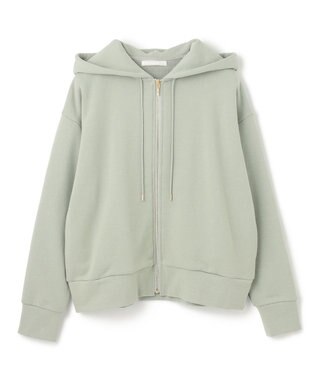 BEIGE， 【BEIGE,ecru/WEB限定・洗える】LOOP BACK / オーバサイズコットンパーカー Leaf