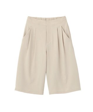 Green Parks イージーケアキュロットパンツ Light Beige