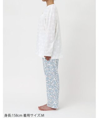 tsumori chisato SLEEP ツモリチサト パジャマ 長袖 長ズボン 綿100%(トップス) 綿混(ボトムス) UDX539 /ワコール アイボリー