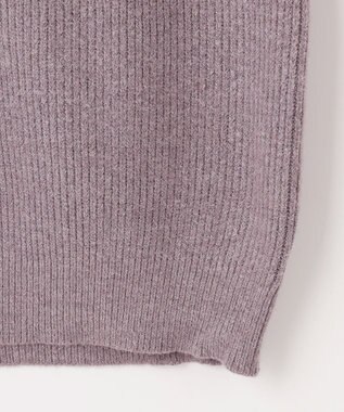 ANY ハーフジップニットベスト グレー