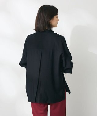 CRAFT STANDARD BOUTIQUE バックプリーツシャツ Black