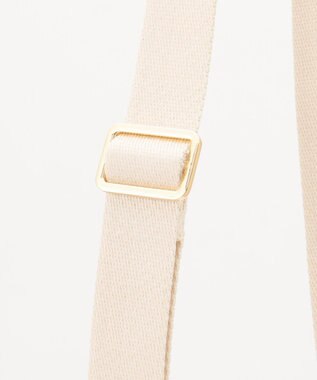 LA BAGAGERIE スクエアレザーミニショルダーバッグ グレージュ