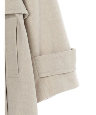 earth music&ecology ２ｗａｙカラーミドル丈コート Light Beige