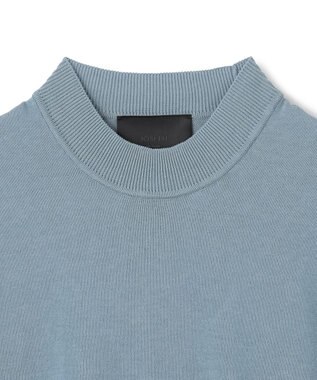JOSEPH HOMME 【HIGH GRADE LINE】シルクコットン　モックネックニット スカイブルー系