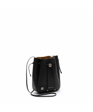 A.D.M.J. 【牛革】モーツァルト/巾着ショルダーS ブラック