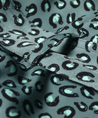 Paul Smith Horseshoe Leopard プリント ワンピース グレイッシュブルー