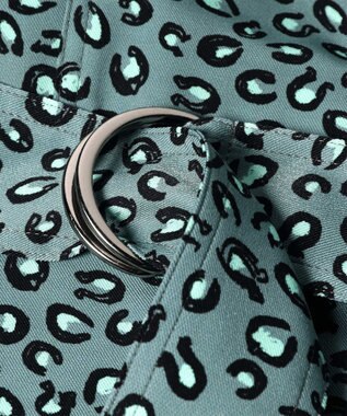 Paul Smith Horseshoe Leopard プリント ワンピース グレイッシュブルー