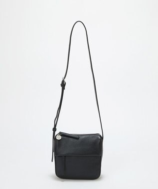 TOPKAPI 【Breath TOPKAPI】SUPPLE サプル シボレザー スワローマチ スクエア ミニ ショルダーバッグ ブラック