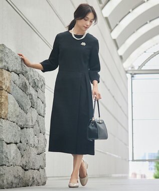 J.PRESS LADIES 【WEB限定カラーあり・2way・セットアイテム】ノーブルショルダー バッグ ブラック系