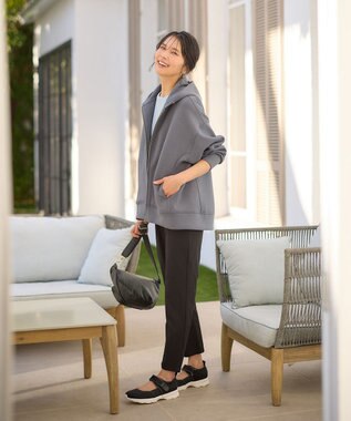 ANY 【洗濯機可】ダンボールジップアウター チャコール