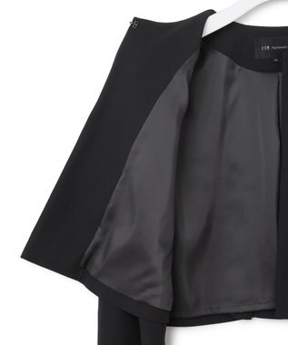23区 S 【APPLAUDIR】バックサテンジョーゼット ジャケット ブラック系